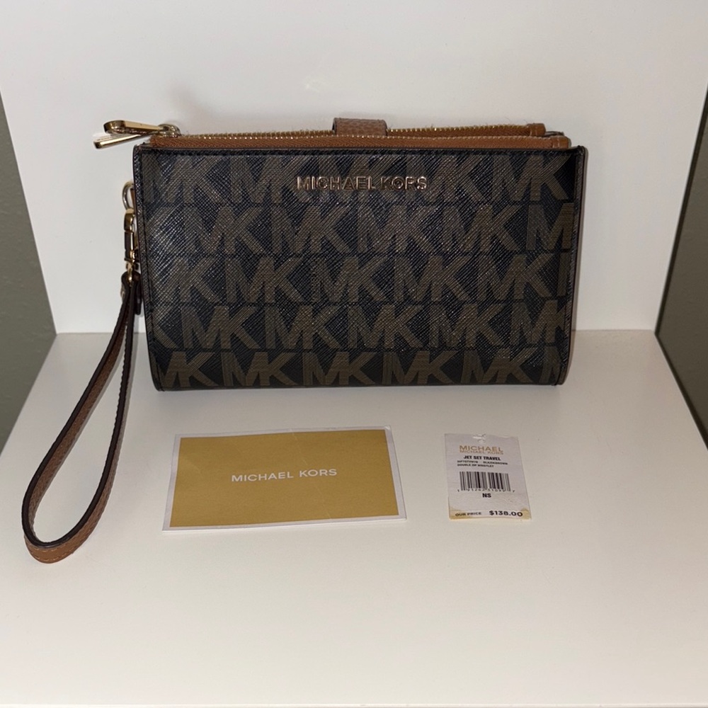 Michael Kors Double Zip Wristlet